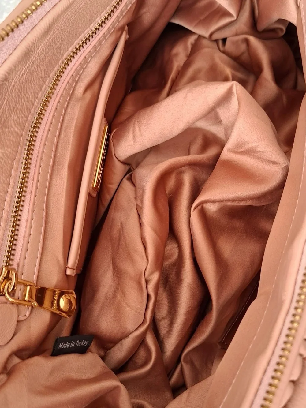 Miu Miu Matelassé Dusty Pink Nappa Leather Gold Hardware Satchel